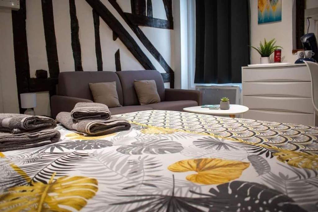 Studio Charmant Confortable Tv Centre Ville Louviers Εξωτερικό φωτογραφία